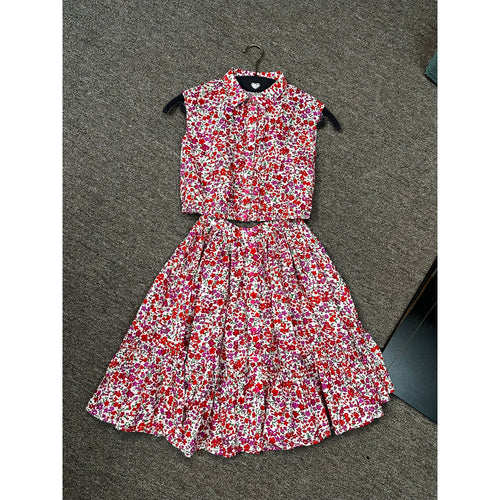 195-Philosophy di Lorenzo Serafini Kids Girls Floral 2-Pc Set Sz 10/12 (No Tag)