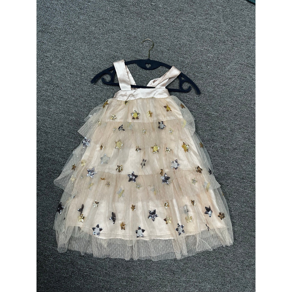 181-NWT EleStory Girls Starlet Sequin Tulle Dress 2-3T