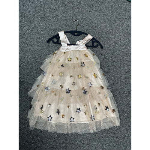 181-NWT EleStory Girls Starlet Sequin Tulle Dress 2-3T