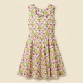 316-Bella Bliss Girls Sleeveless Floral Pleated Fit & Flare Dress size 12